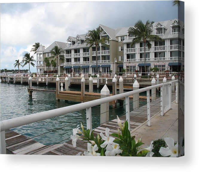Bayfornt Acrylic Print featuring the photograph Bayfront Key West II by Christiane Schulze Art And Photography