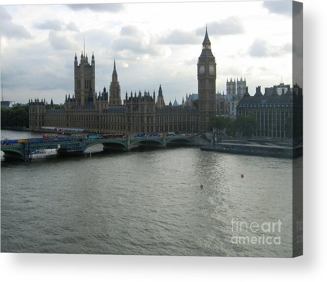 Houses Of Parliament Acrylic Print featuring the photograph Beauty In Silhouette by Denise Railey