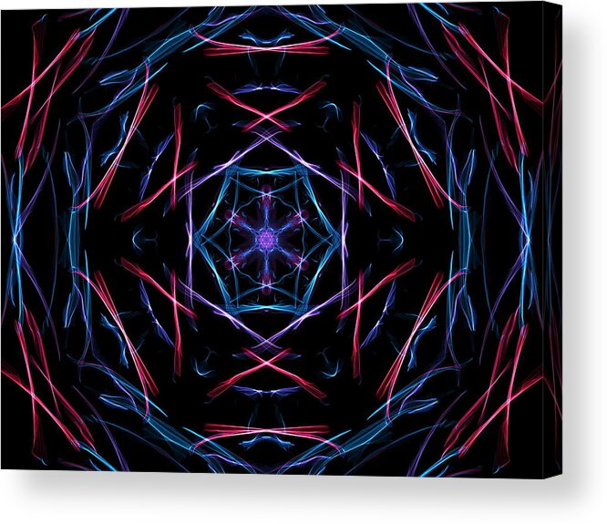 Colors Acrylic Print featuring the digital art Beauty Within by Mira Patterson