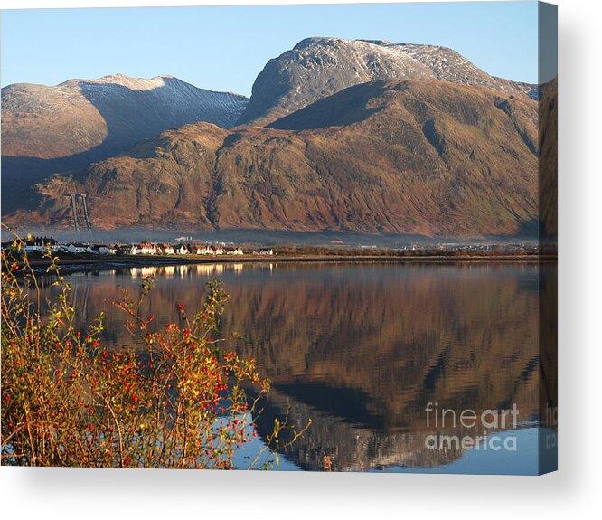 Ben Nevis Acrylic Print featuring the photograph Ben Nevis in Autumn #1 by Phil Banks