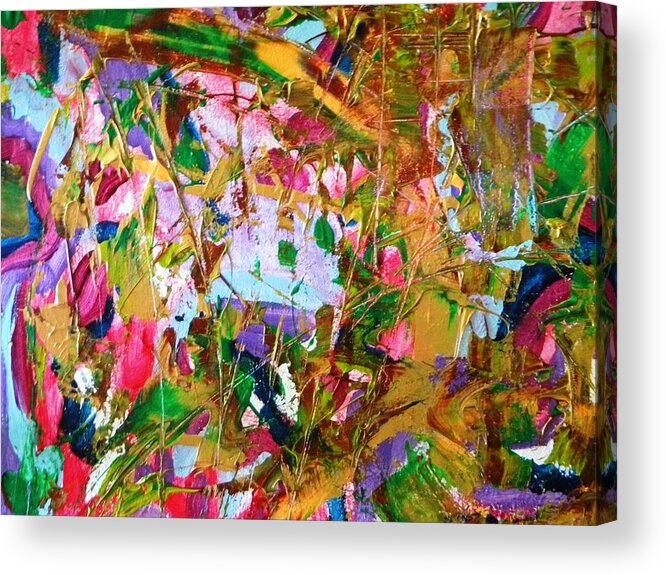 Desginer Acrylic Print featuring the painting Betsey by Etta Harris