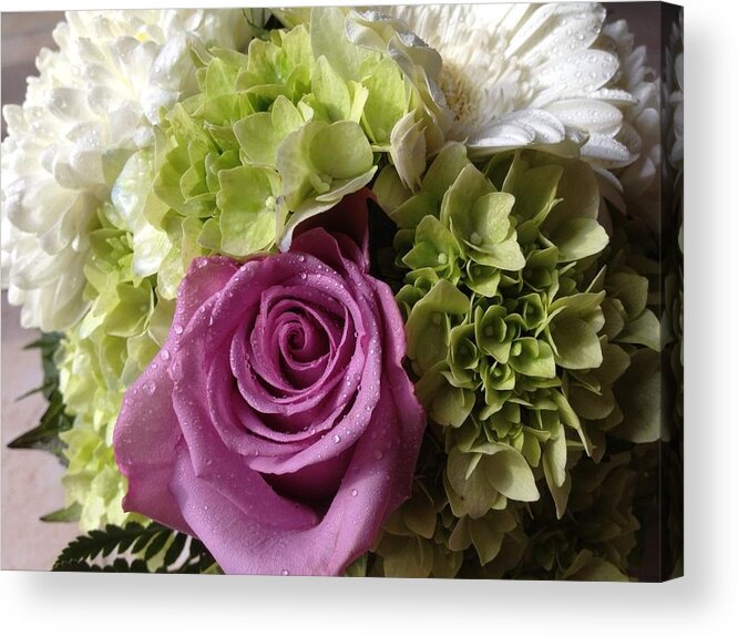 Rose Acrylic Print featuring the photograph Bouquet by Pema Hou