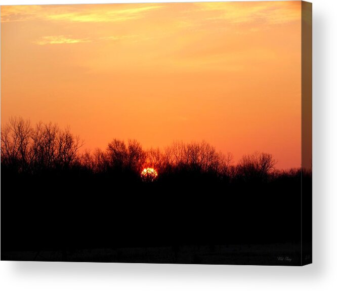 Dawn Acrylic Print featuring the photograph Breaking Dawn by Wild Thing