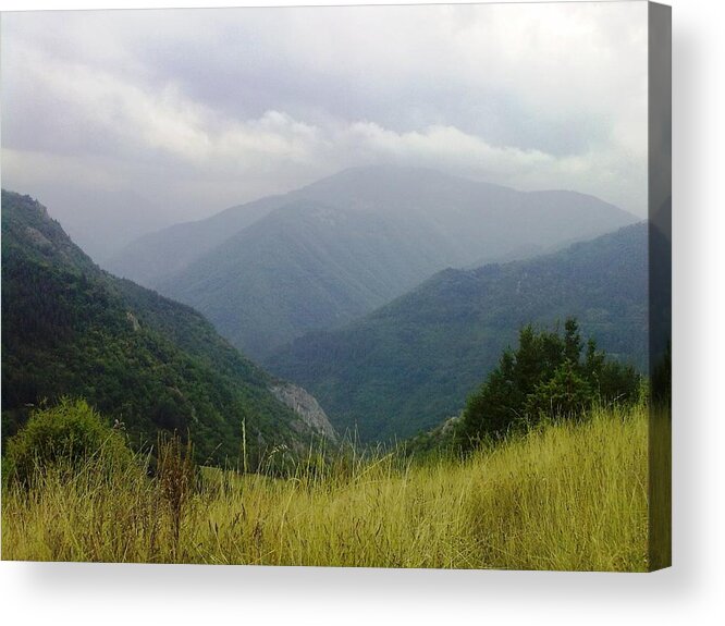 Landscape Acrylic Print featuring the photograph Bulgaria Rodope Mountain by Nina Mitkova