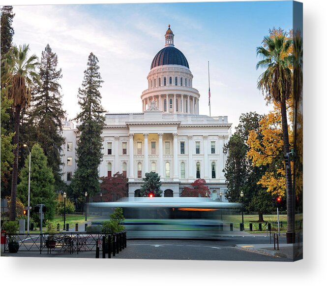 California Acrylic Print featuring the photograph Californias Capital by Janet Kopper