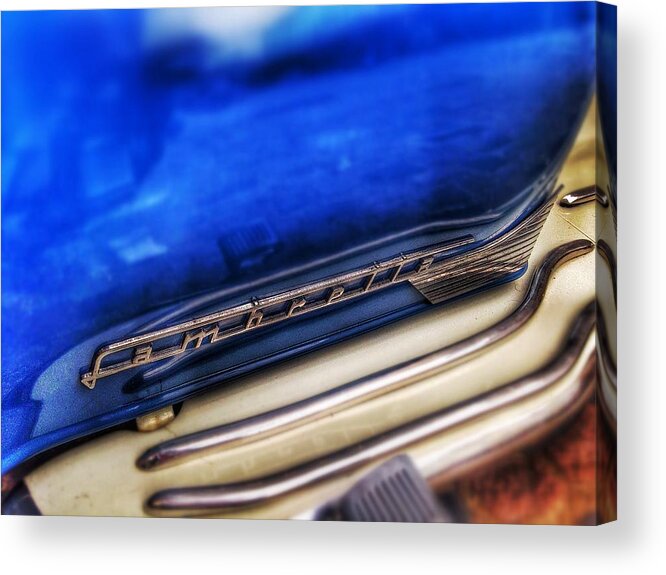 Lambretta Acrylic Print featuring the digital art Camden relic by Olivier Calas