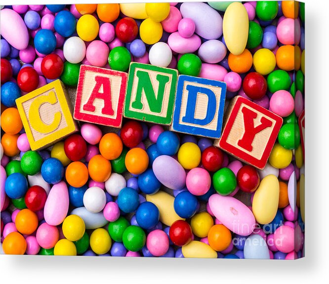 Candy Acrylic Print featuring the photograph Candy by Edward Fielding