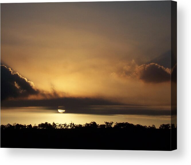 Sky Acrylic Print featuring the photograph Cashmere Sunset by Evelyn Tambour