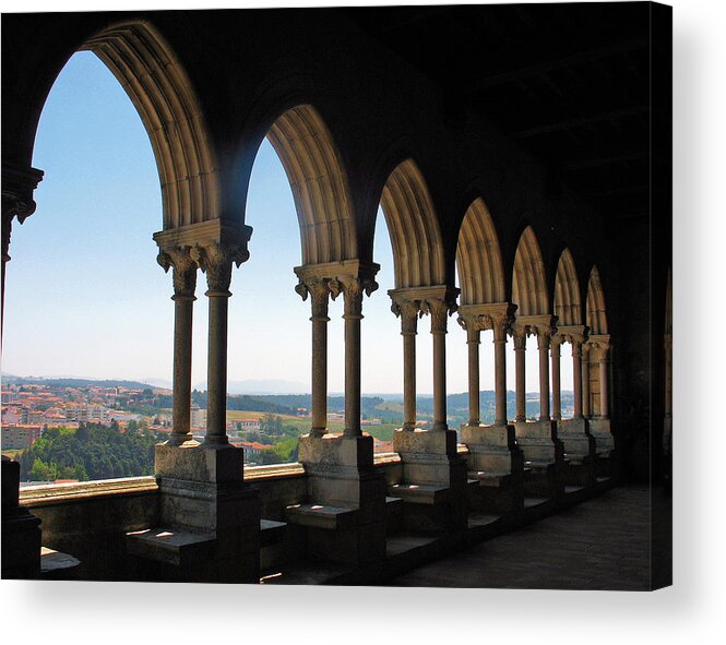 Architecture Acrylic Print featuring the photograph Castel Leiria by Gerry Bates