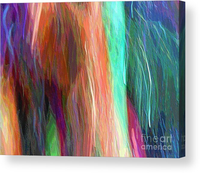 Celeritas Acrylic Print featuring the mixed media Celeritas 20 by Leigh Eldred