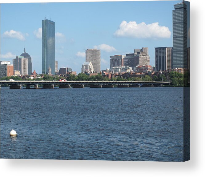 Boston Acrylic Print featuring the photograph Charles River Summer by Barbara McDevitt