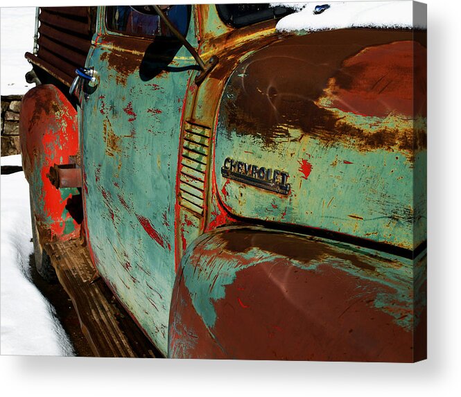 Chevy Acrylic Print featuring the photograph Arroyo Seco Chevy by Gia Marie Houck