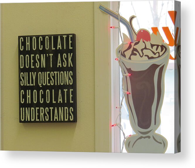 Blurred Acrylic Print featuring the photograph Chocolate by Dart Humeston