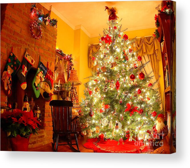 Christmas Acrylic Print featuring the photograph Christmas at Mom and Dad's House by SCB Captures