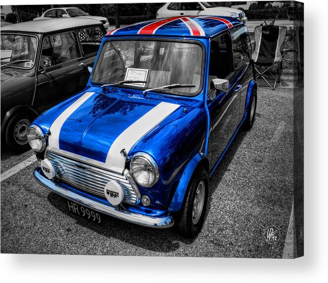 Mini Cooper Acrylic Print featuring the photograph Classic Mini Cooper by Lance Vaughn