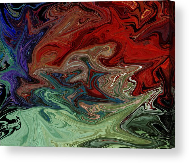 Color Fusion To The Ablution Of Delusions Acrylic Print featuring the photograph Color Fusion To The Ablution Of Delusions by Kenneth James