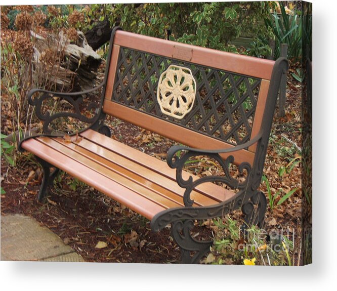 Sit Acrylic Print featuring the photograph Come Sit by Margaret McDermott