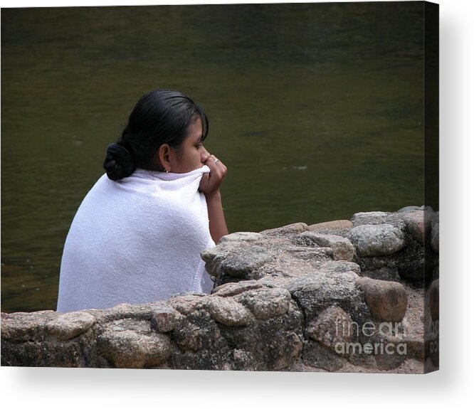 Belize Acrylic Print featuring the photograph Contemplation by Jim Goodman