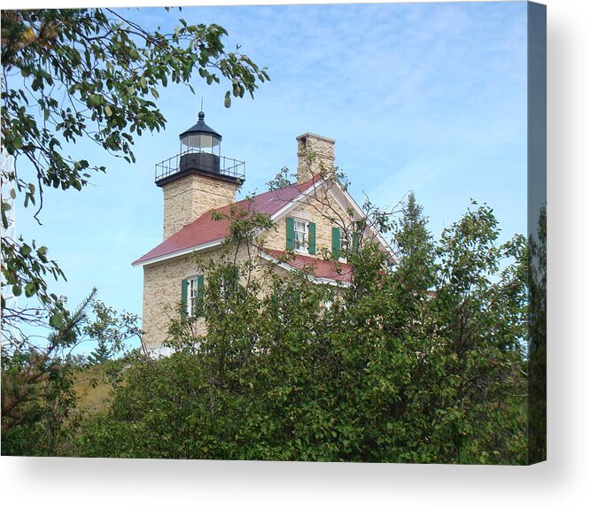 Lighthouse Acrylic Print featuring the photograph Copper Harbor Lighthouse 8 by Bonfire Photography