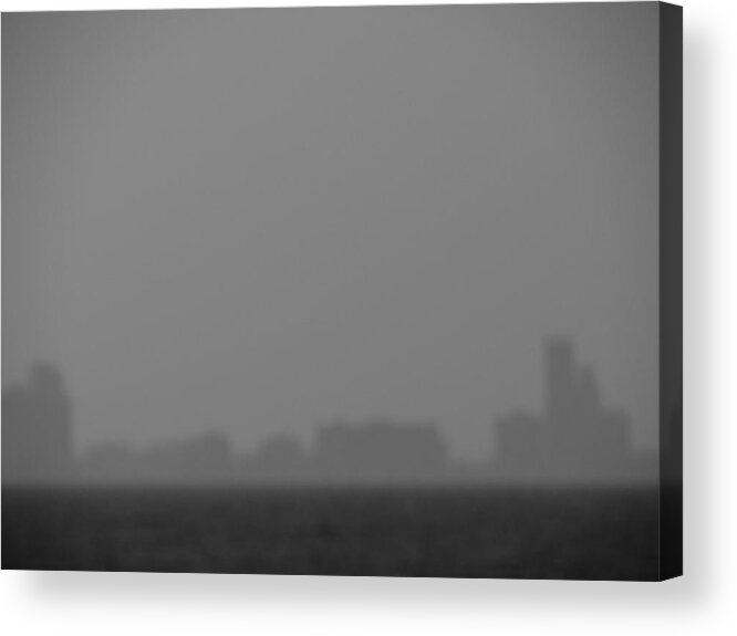 Black And White Acrylic Print featuring the photograph Corpus by Tom DiFrancesca