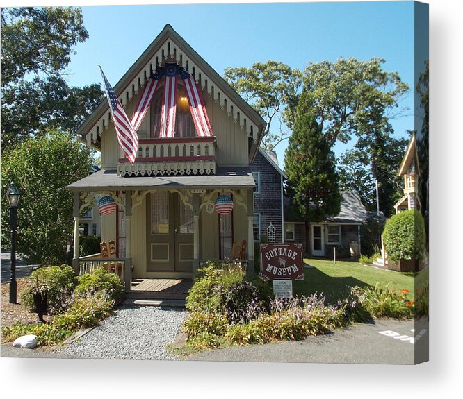 New England Acrylic Print featuring the photograph Cottage Musuem by Catherine Gagne