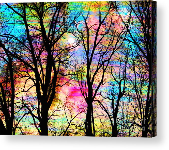 Contemporary Art Acrylic Print featuring the photograph Cotton candy by Gina Signore