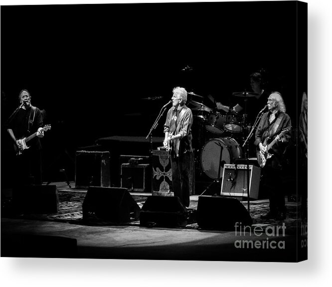 Crosby Acrylic Print featuring the photograph Crosby Stills and Nash by David Rucker