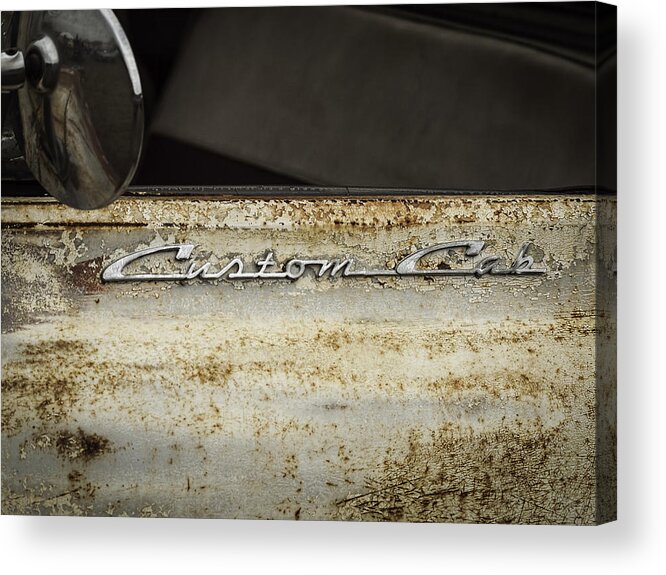 Ford Custom Cab F 100 Acrylic Print featuring the photograph Custom Cab by Thomas Young