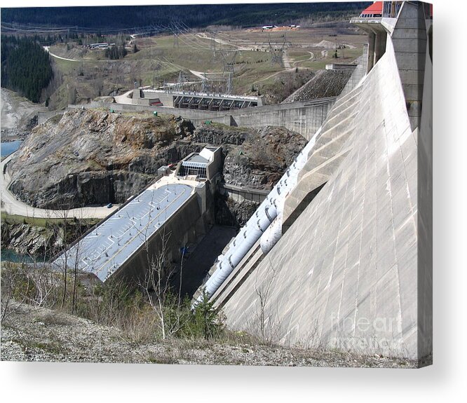 Dam Acrylic Print featuring the photograph Dam It by Vivian Martin