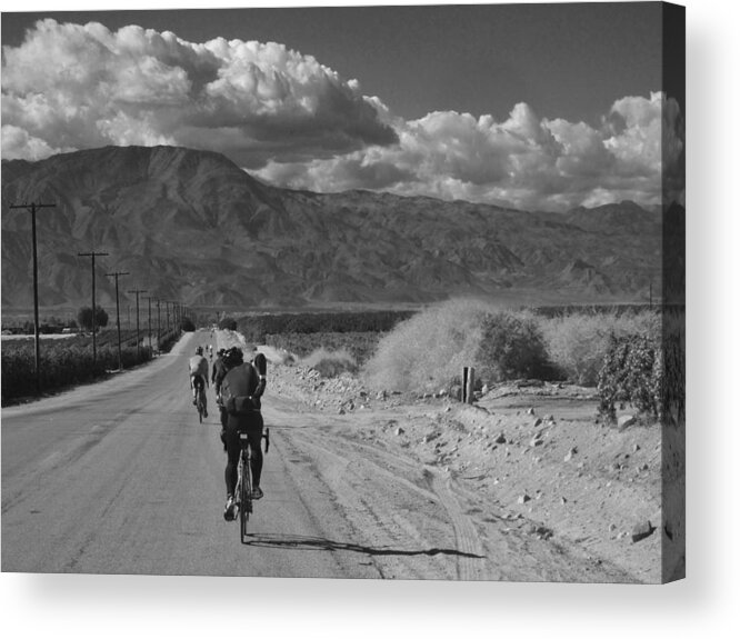 Cycling Acrylic Print featuring the photograph Desert Ride by Dave Hall
