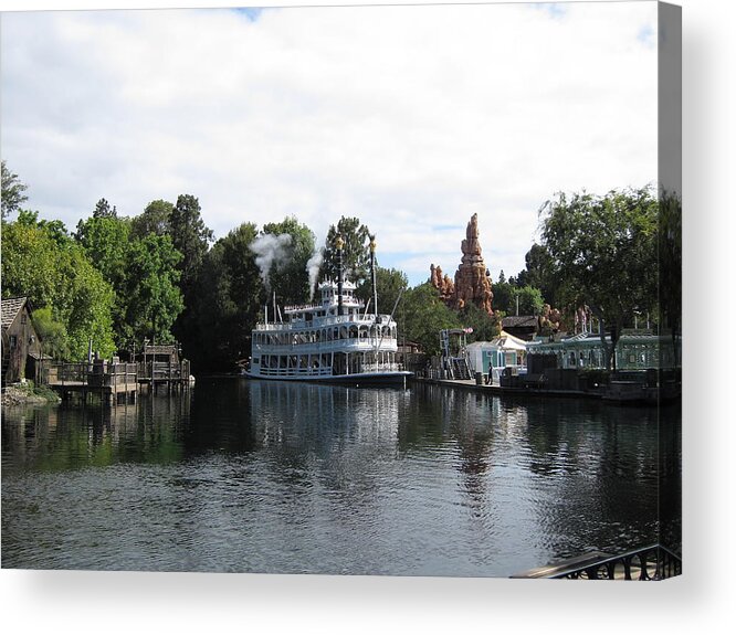 Amusement Acrylic Print featuring the photograph Disneyland Park Anaheim - 121212 by DC Photographer