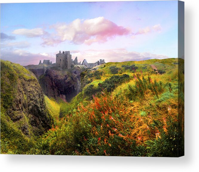 Dunnottar Acrylic Print featuring the photograph Distant Memory by Vicki Lea Eggen