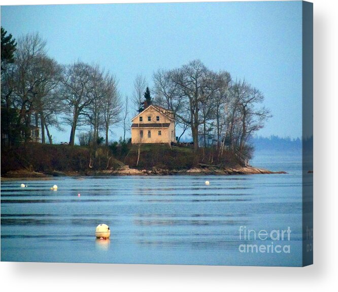 Freeport Maine Acrylic Print featuring the photograph Dream Home by Elizabeth Dow