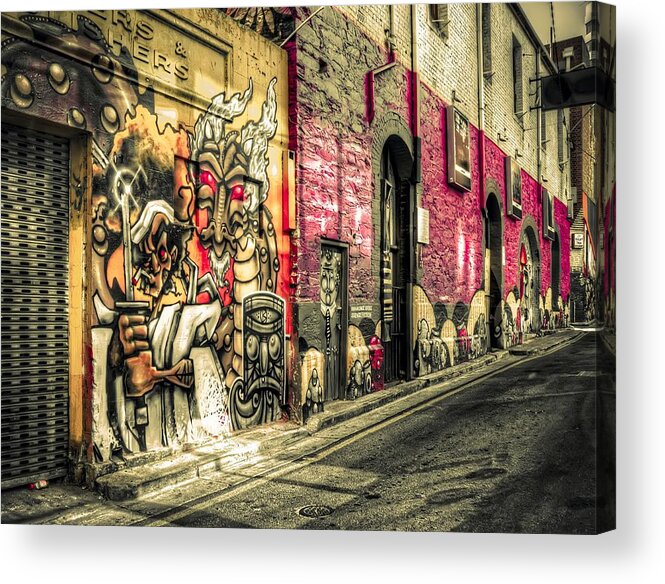 City Acrylic Print featuring the photograph Dreamscape by Wayne Sherriff
