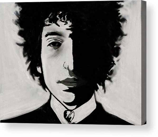 Portraits Acrylic Print featuring the painting Dylan by Jeff DOttavio