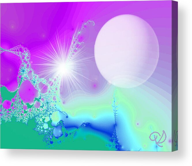 Spiritual Art Acrylic Print featuring the digital art Ecstasy by Ute Posegga-Rudel