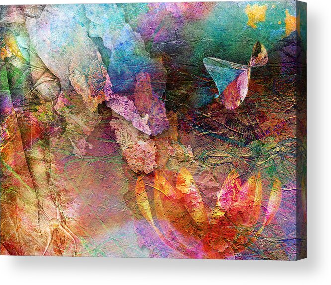 Art Acrylic Print featuring the painting Elusive Dreams Part Two by Jacky Gerritsen