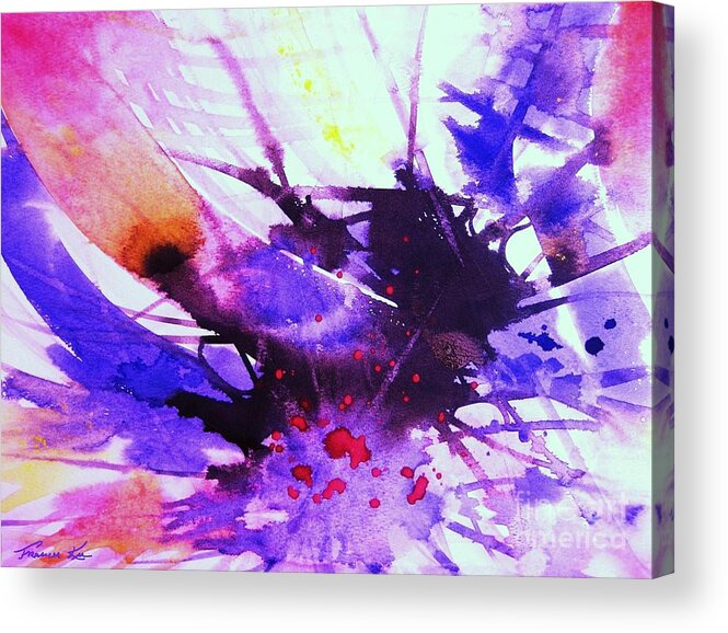 Abstract Acrylic Print featuring the painting Energy by Frances Ku