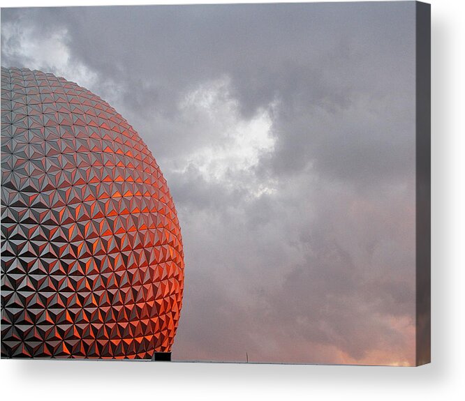 Epcot Acrylic Print featuring the photograph Epcot by Greg Simmons