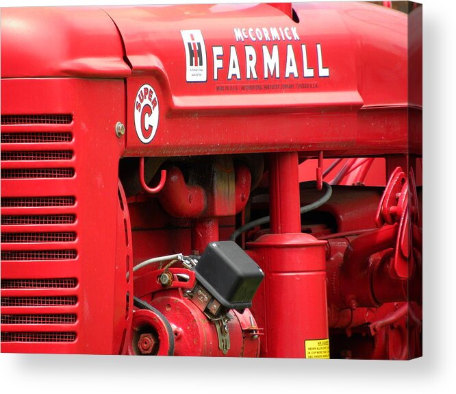 Farmall Acrylic Print featuring the photograph Farmall by Jewels Hamrick