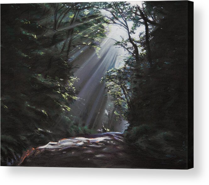 Art Acrylic Print featuring the painting Filtered Light by Christopher Reid