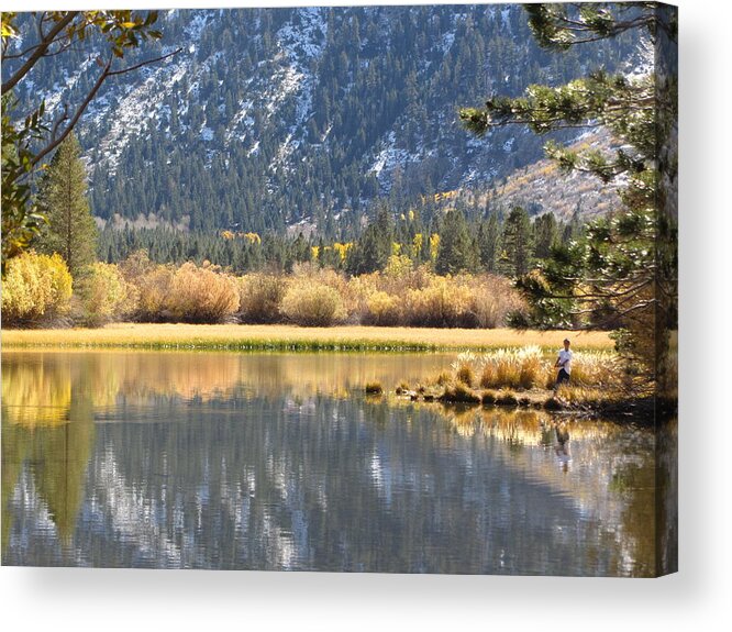Sierra Acrylic Print featuring the photograph Fly Fishin by Dody Rogers