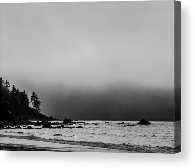 Foggy Acrylic Print featuring the photograph Foggy Coast by Jim DeLillo