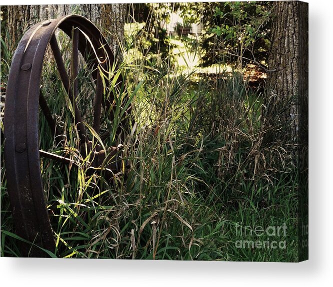 Rustic Acrylic Print featuring the photograph Forgotten Time by J L Zarek