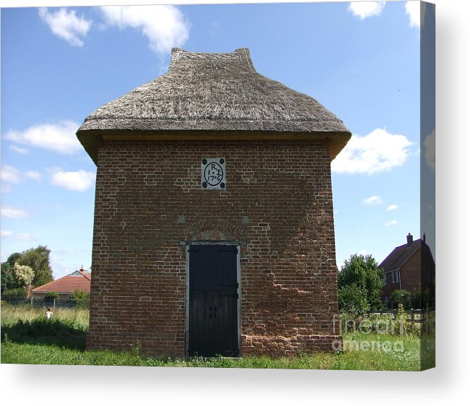 Foxton Acrylic Print featuring the photograph Foxton Dovecote by Richard Reeve