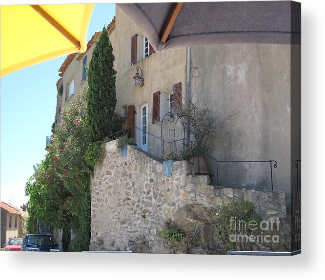 French Village Acrylic Print featuring the photograph French Riviera - Ramatuelle by HEVi FineArt