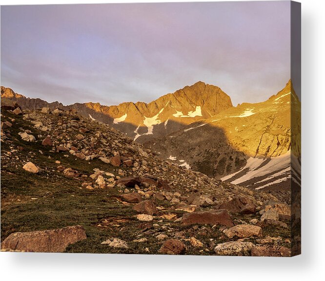 Colorado Acrylic Print featuring the photograph Gladstone Peak by Aaron Spong