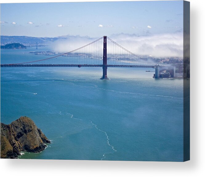 San Francisco Acrylic Print featuring the photograph Golden Gate View by Russell Todd