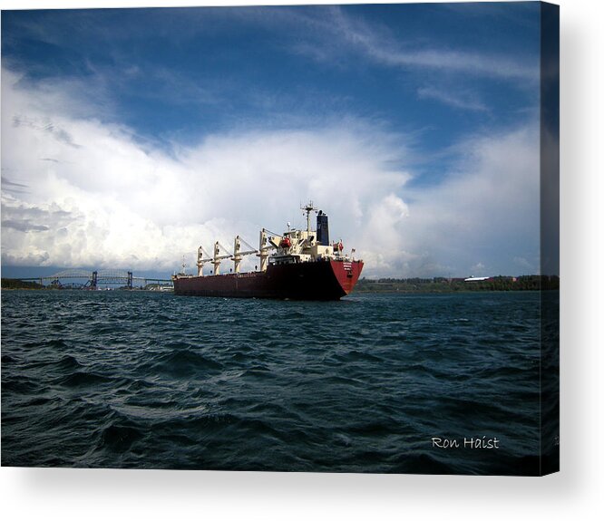 Sailing Acrylic Print featuring the photograph Heading Home by Ron Haist