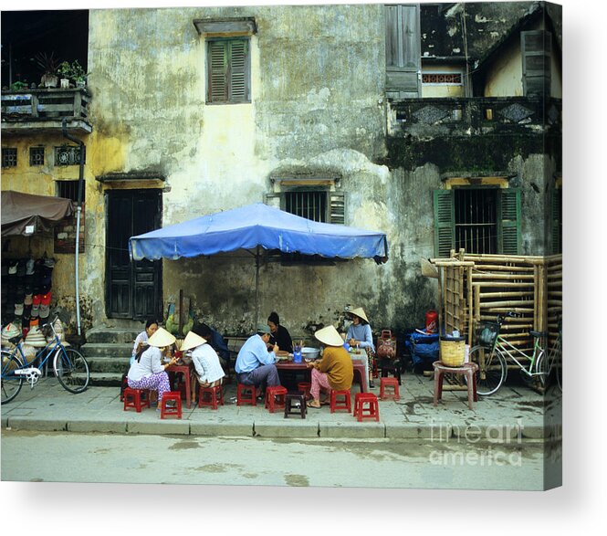 Vietnam Acrylic Print featuring the photograph Hoi An Noodle Stall 02 by Rick Piper Photography